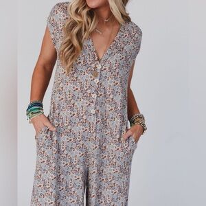 3BN The Nest Daphne Wide Leg Jumpsuit